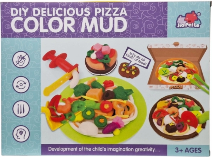 Kreatywny zestaw masy plastycznej Pizza