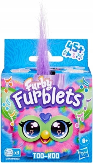 Furby Furblets Too-Koo interaktywny mini pluszak z klipsem