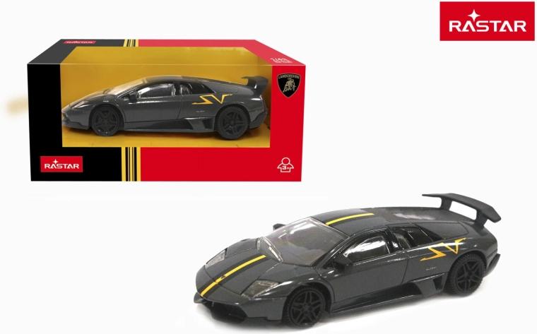 Model samochodu Rastar Lamborghini Murciélago LP 670-4 SV Superveloce 1:43 szary