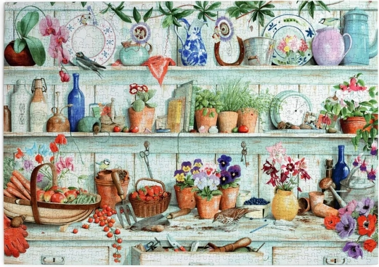 House of Puzzles Kącik ogrodowy puzzle 1000 elementów