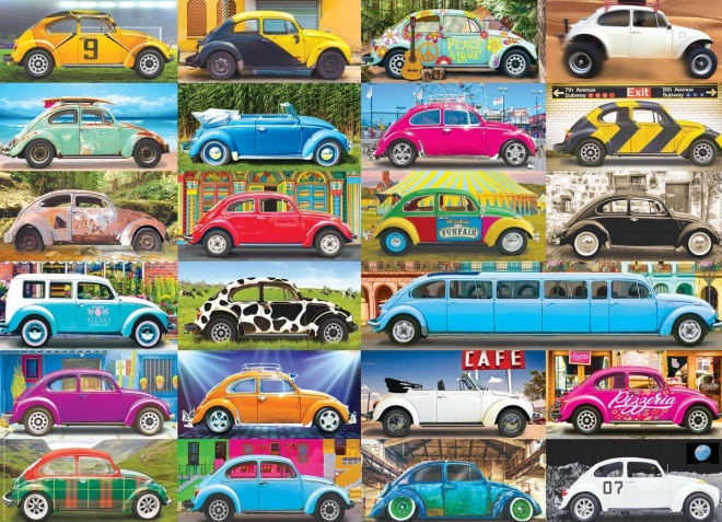 Puzzle Volkswagen Beetle: Garbus w drodze 1000 elementów
