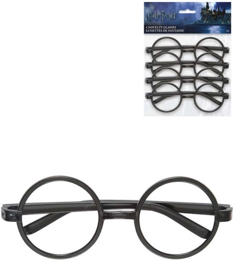 Okulary karnawałowe Harry Potter – zestaw 4 szt.