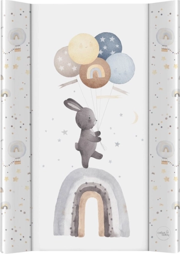 Ceba Baby przewijak z twardą płytą 50 × 70 cm Basic Rainbow Walk