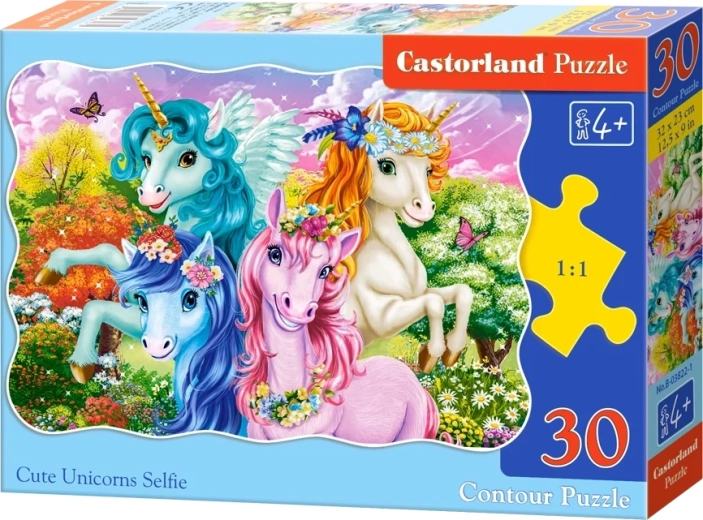 Castorland puzzle Jednorożce 30 elementów