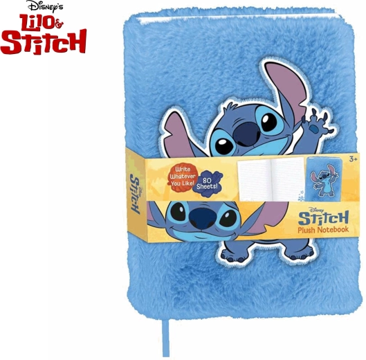 Pluszowy notes Lilo & Stitch A5, 80 kartek