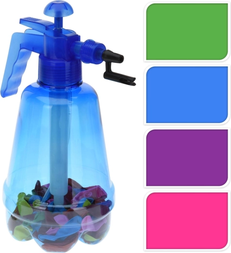 Przenośna pompka do wodnych balonów 1,7 l ze 100 balonami