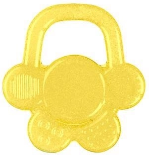 BabyOno chłodzące żelowe gryzak kwiat – żółty