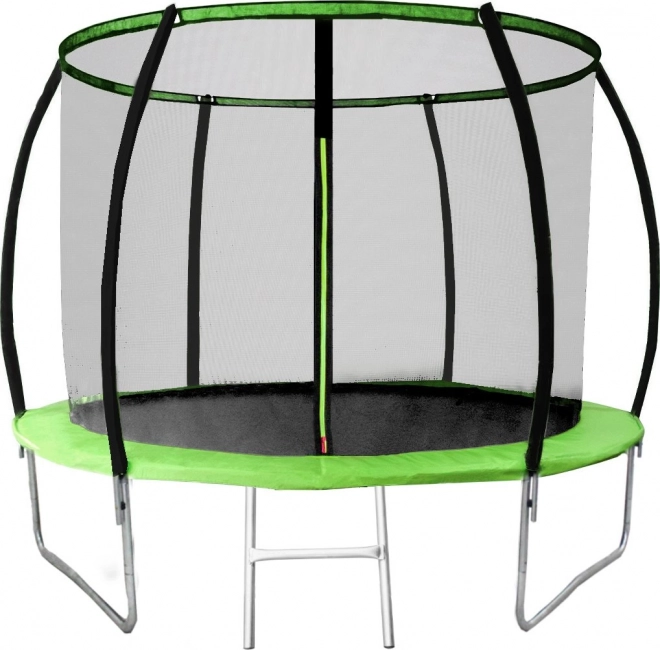 Trampolina PIXINO Deluxe 244 cm z siatką ochronną i drabinką
