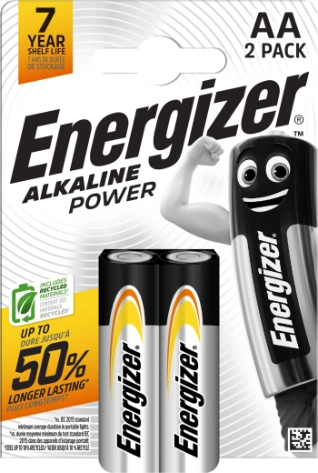 Baterie alkaliczne AA ENERGIZER Alkaline Power, 2 szt.