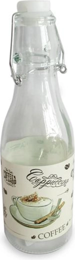 Szklana butelka z zamknięciem patentowym 260 ml TORO Café Bistro