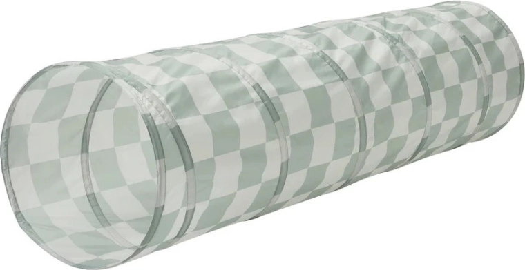 Dziecięcy tunel do zabawy 3 Sprouts recycled checkerboard beige