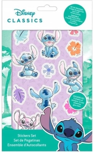 Stitch – zestaw 100 naklejek