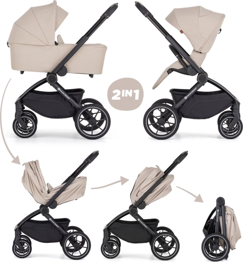 Petite&Mars wózek wielofunkcyjny Scout 2w1 soft mousse