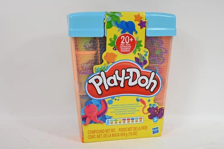 Play-Doh Fantastyczne zwierzątka – kreatywny zestaw z 8 kubeczkami ciastoliny i akcesoriami