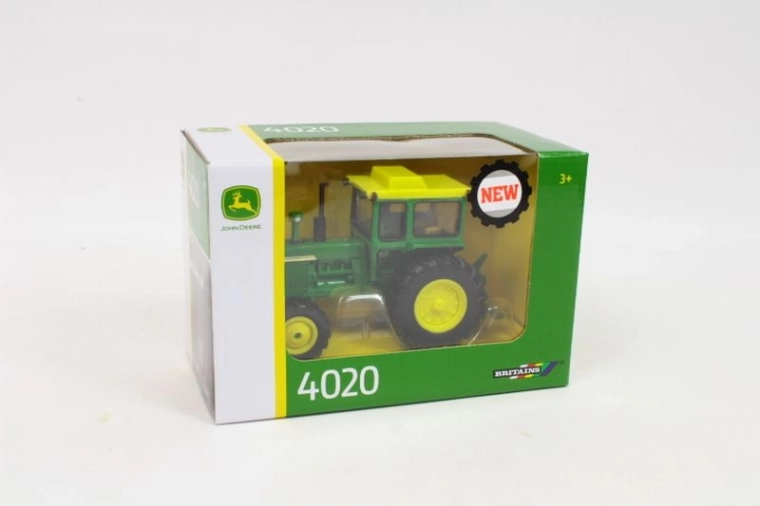 TOMY John Deere traktor 4020 z kabiną (1:32)