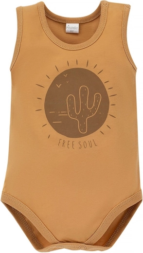 Pinokio body dziecięce Free Soul żółte, rozmiar 86