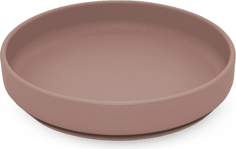 Petite&Mars silikonowy talerz z przyssawką Take&Match Velvet Latte 400 ml