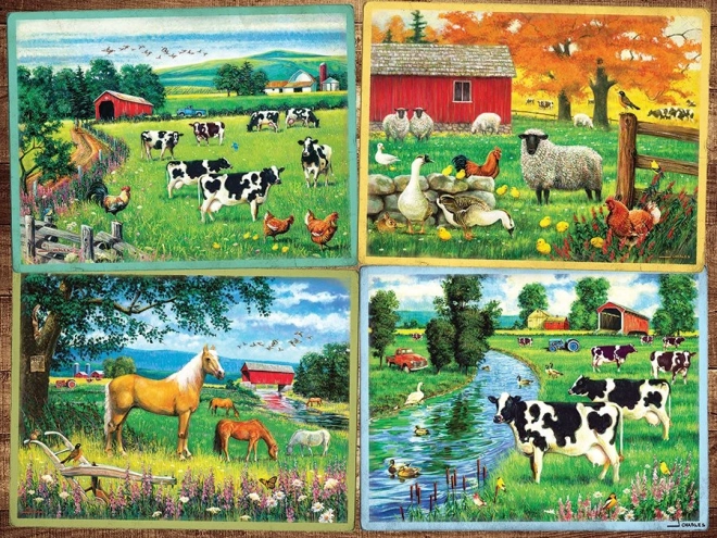 Puzzle Przyjaciele ze wsi XL 275 elementów