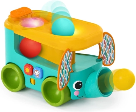 Sorter autobus Safari Pop & Roll z piłeczkami od Bright Starts
