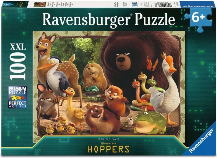 Puzzle Ravensburger Skok do dziczy XXL, 100 elementów