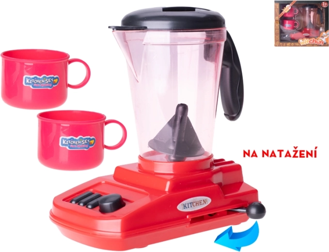 Dziecięcy nakręcany mikser z dodatkami