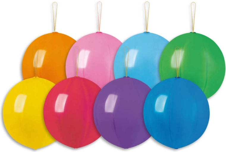 Gemar pastelowy balon Punch Ball z gumką 33 cm - 1 sztuka