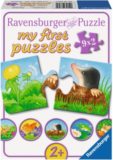 RAVENSBURGER Moje pierwsze puzzle Zwierzątka w ogródku 9x2 elementy