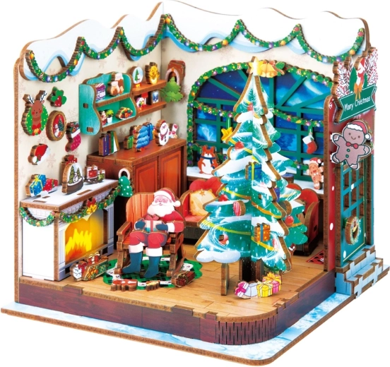 2Kids Toys 3D drewniane puzzle przestrzenne Warsztat Świętego Mikołaja