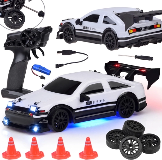 Zdalnie sterowane sportowe auto 4x4 z funkcją driftu 1:24