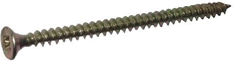 Uniwersalne wkręty z pełnym gwintem 5 × 40 mm, żółty cynk (500 szt.)