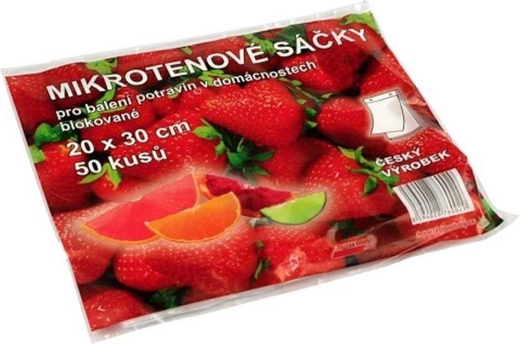 Woreczki mikrotenowe 1 l 20 × 30 cm, 50 szt.