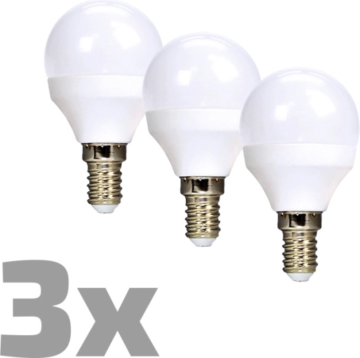 Żarówka LED Ecolux miniglobe E14 6 W 3000 K 450 lm (opakowanie 3 szt.)
