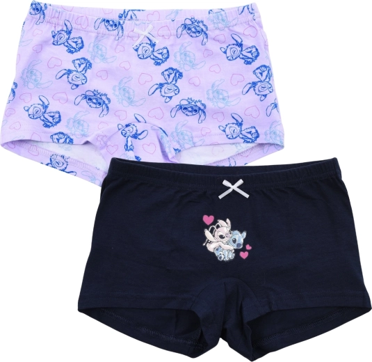 Dziewczęce bokserki Lilo & Stitch, zestaw 2 sztuk