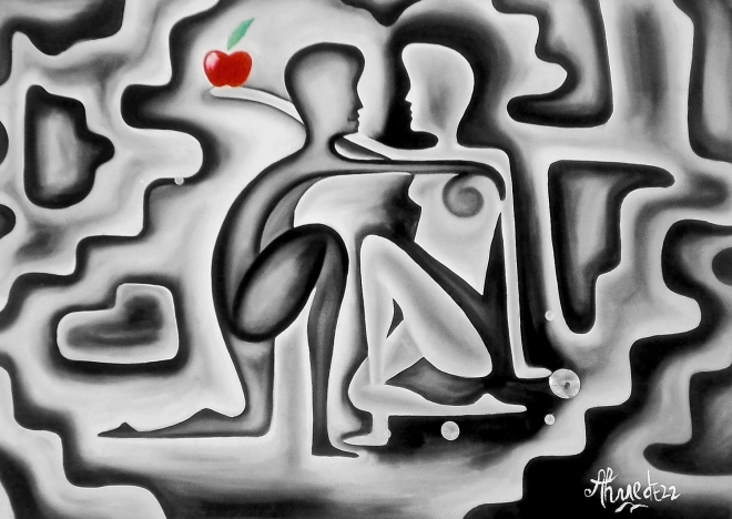 Enjoy puzzle Adam i Ewa 1000 elementów