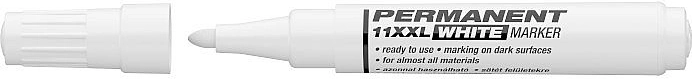 Permanentny marker biały ICO 11 XXL