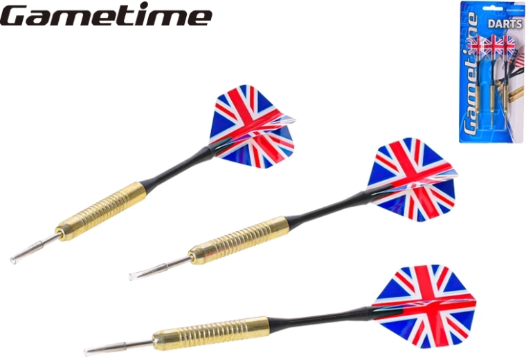 Gametime metalowe rzutki 15 cm, 3 szt.