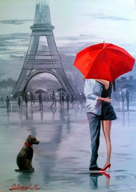 Enjoy Puzzle Paryż dla dwojga 1000 elementów