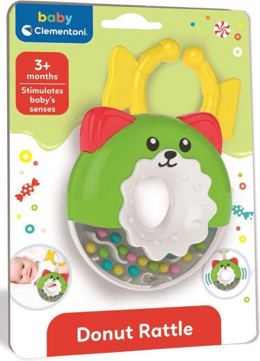 Baby Clementoni grzechotka w kształcie donuta