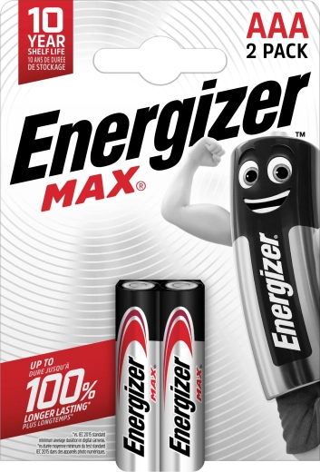 Energizer Max AAA baterie alkaliczne 2 szt.