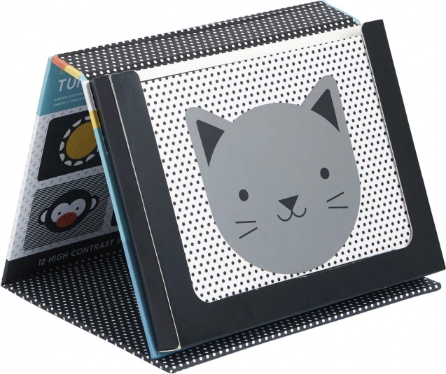 Petit Collage Czas na brzuszku - lusterko z obrazkami Peekaboo