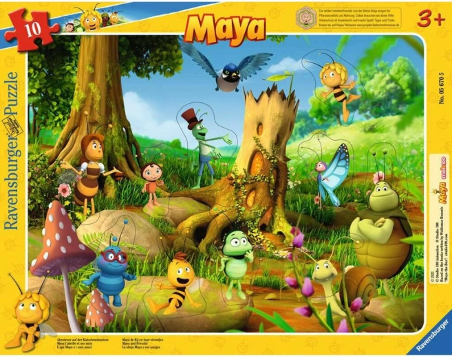 Ravensburger układanka Pszczółka Maja – puzzle 10 elementów