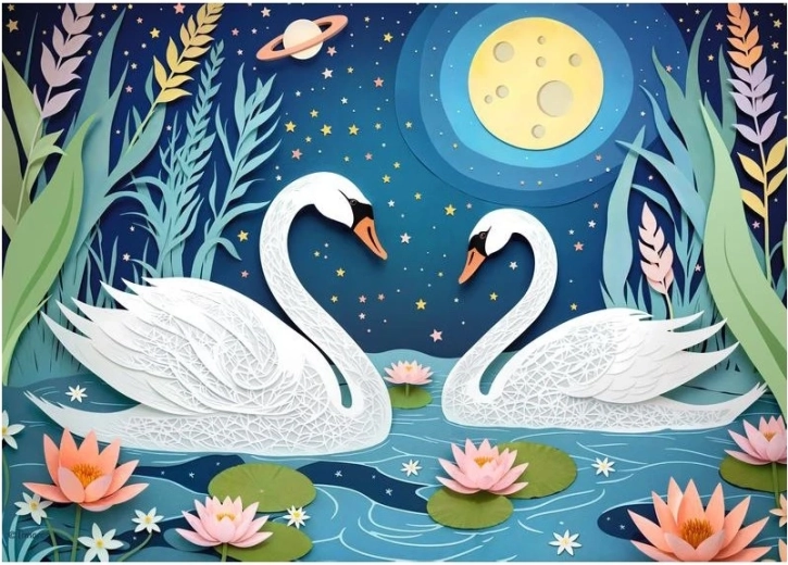 Puzzle Spotkanie w blasku księżyca 1000 elementów CHERRY PAZZI