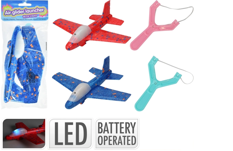 Piankowe szybowiec z lampką LED 17 cm