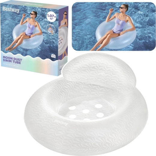 Bestway Moon Dust Swim Tube – dmuchane koło do pływania z siedziskiem