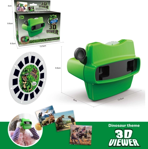 3D okulary dinozaury