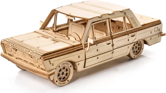 Little Story drewniane puzzle 3D samochodu FSO Fiat 125p 1:16