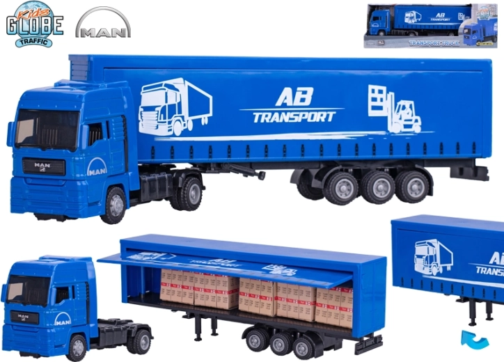 Kids Globe Traffic ciężarówka MAN 30 cm z napędem typu freewheel