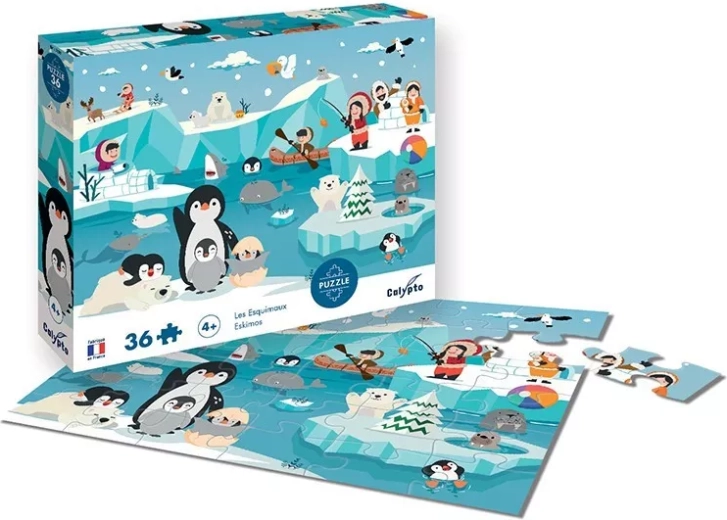 Sentosphere puzzle obrazkowe Eskimosi 36 elementów