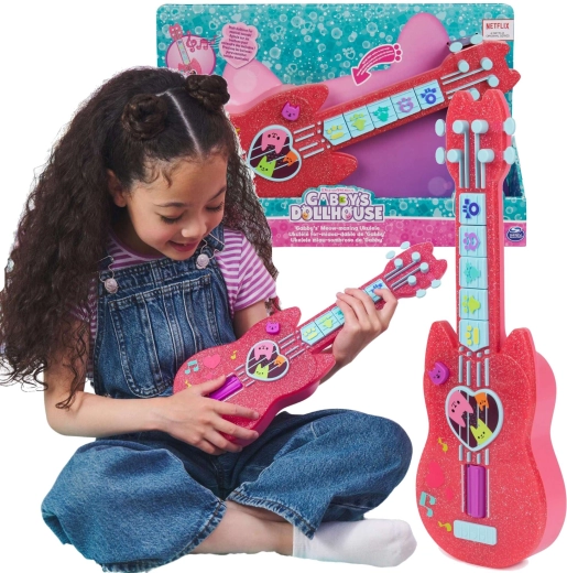 Spin Master Gabby's Dollhouse kocie ukulele z melodiami