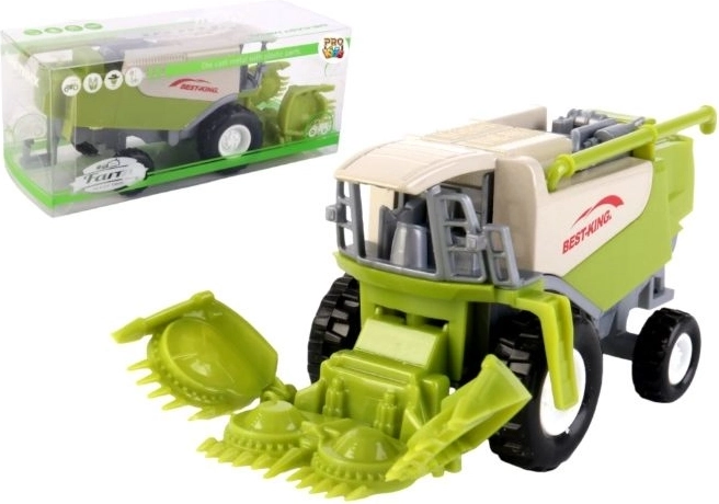 Kombajn rolniczy – metalowy model z ruchomymi elementami